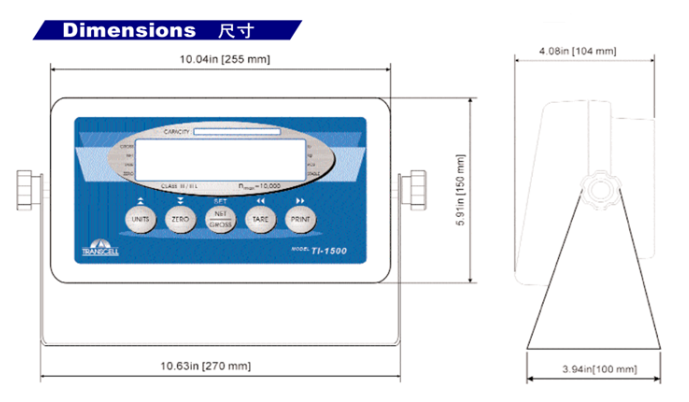 TI-1500稱重顯示儀表