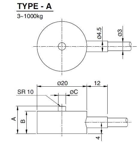 CBFS-1000KG稱重傳感器